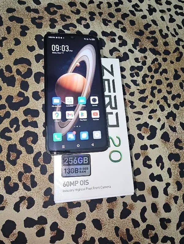 infinix zero 20 complete box 4