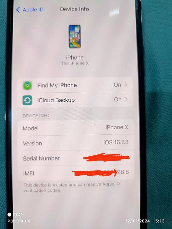 iphone x 256 PTA  3