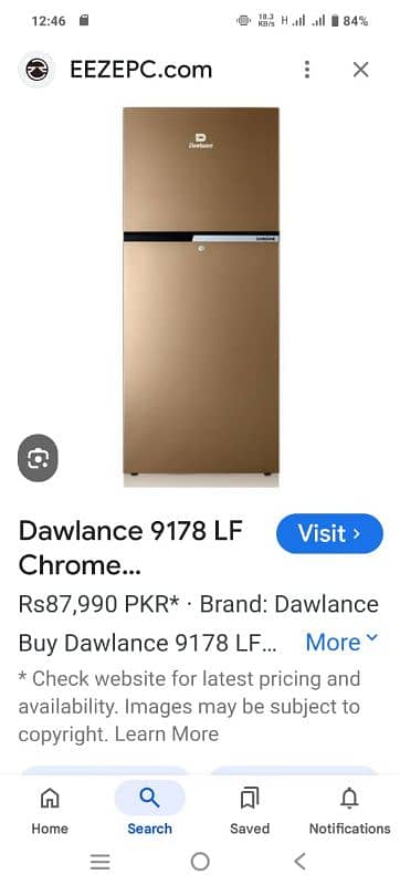 Dawlance refrigerator new. 5