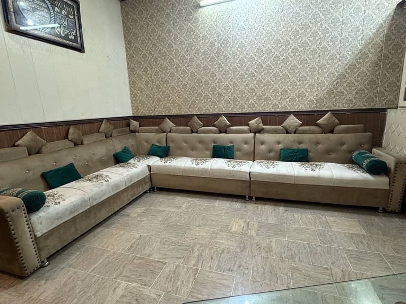 L shape sofa 11 seater 4