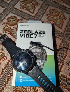 ZeBlaze Vide 7 Lite Smartwatch With original box, charger and straps