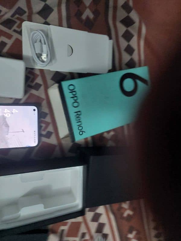 OPPO Reno 6 with unused accessories complete box no fault 5