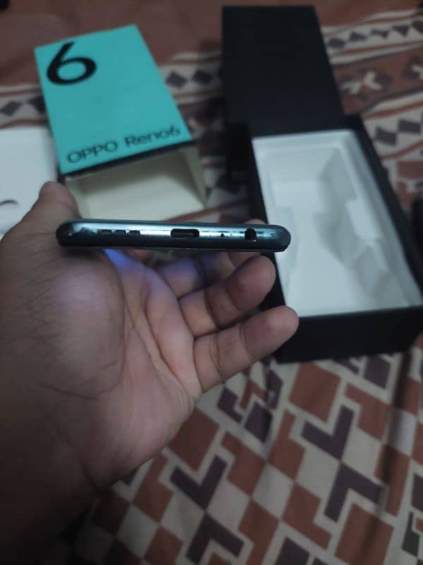 OPPO Reno 6 with unused accessories complete box no fault 9