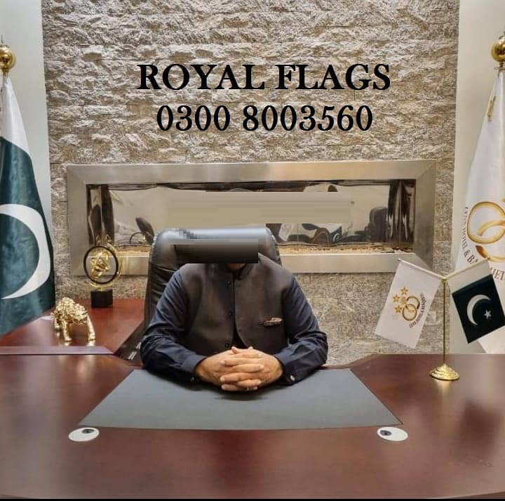 Pakistan Table Flag ,Indoor Logo Flag & vip Pole for office decoration 10