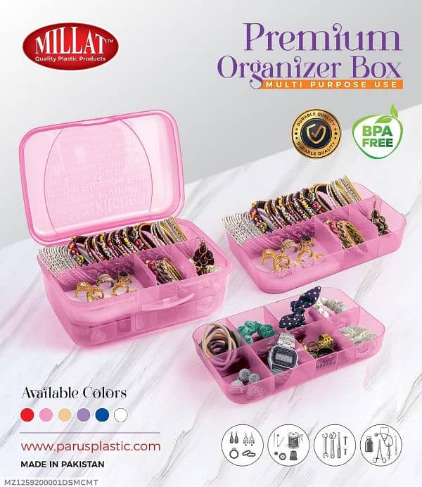 jewelry box, jewelry organizer, mini jewellery organizer , 1