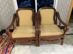 wooden sofa set