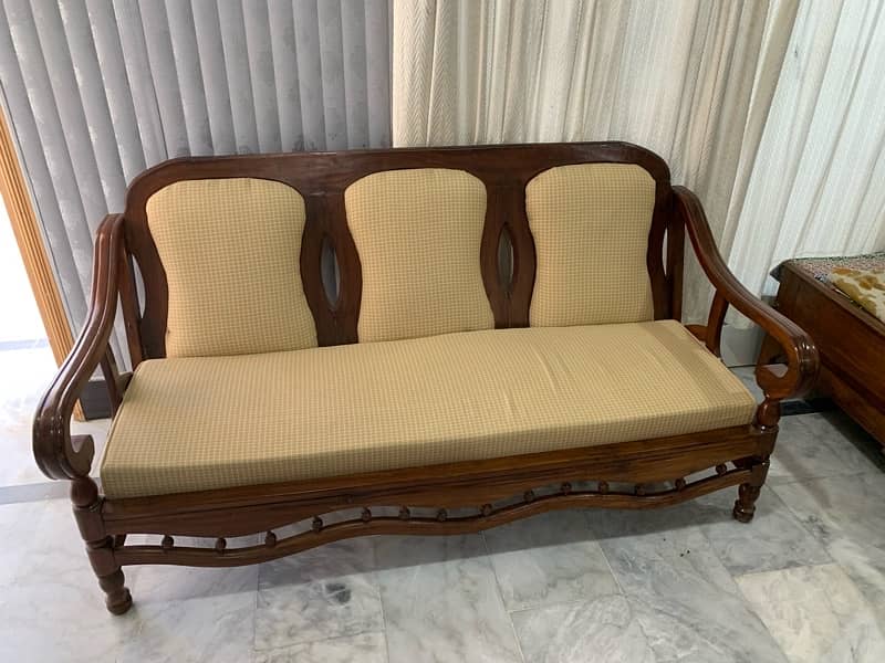 wooden sofa set 1