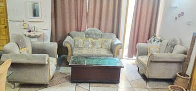 7 Seater Sofa with Tables