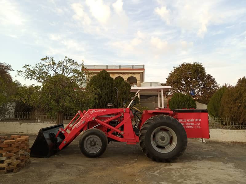 Mf 385 baket tractor 0