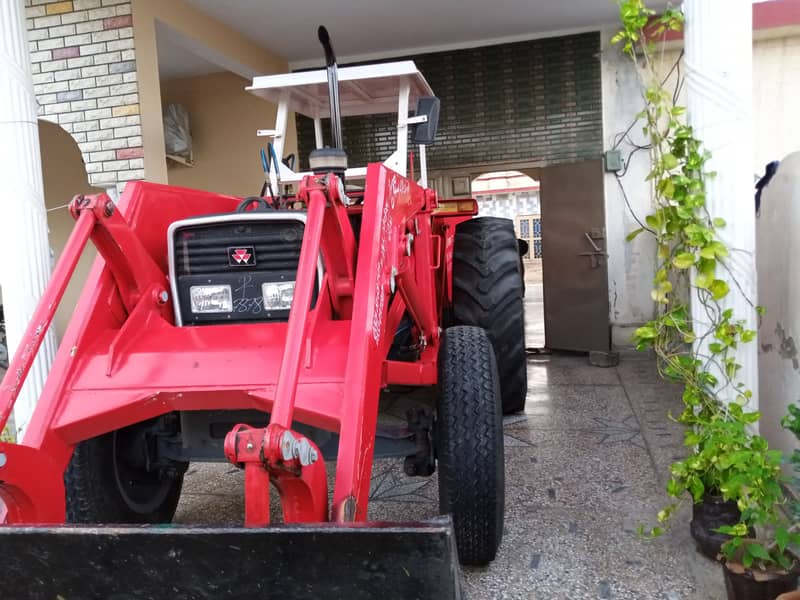 Mf 385 baket tractor 2