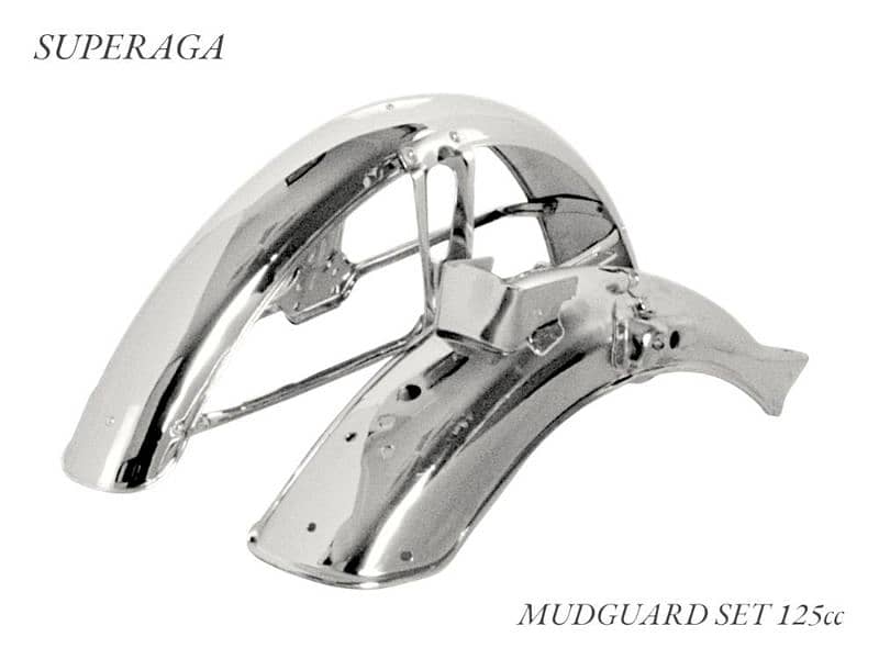 2pc Superaga Steal Mudguard(Rear) 70cc,125cc Motorcycle. New Condition 4