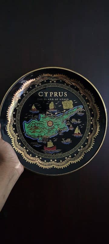 TYPRUS THE ISLAND OF VENUS Antique God plated Plate 2