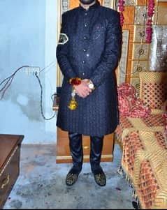 men's sherwani black color