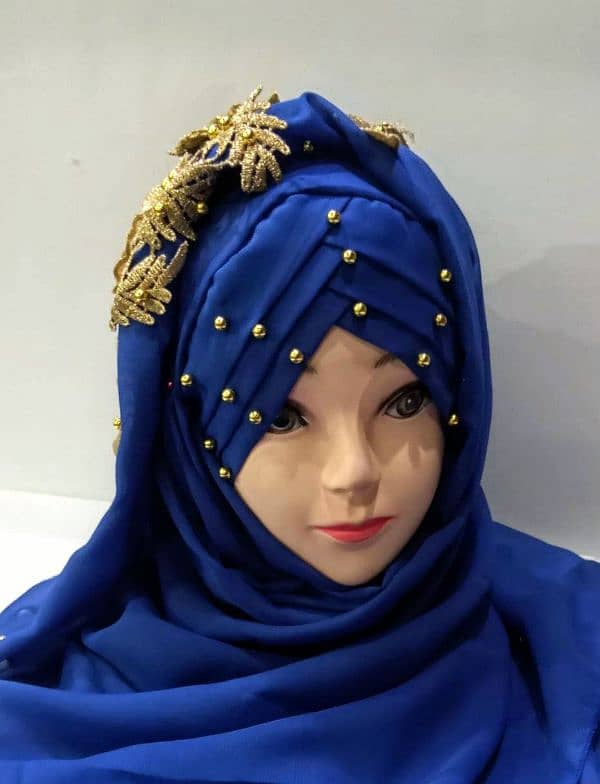 Premium Quality Floral Hijab For Girls 2