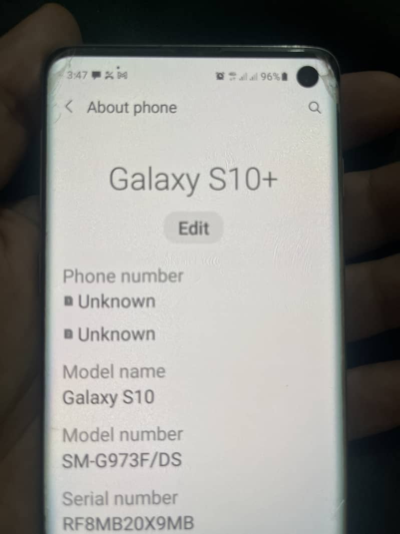 Samsung s10 8/128 gb pta approved 3