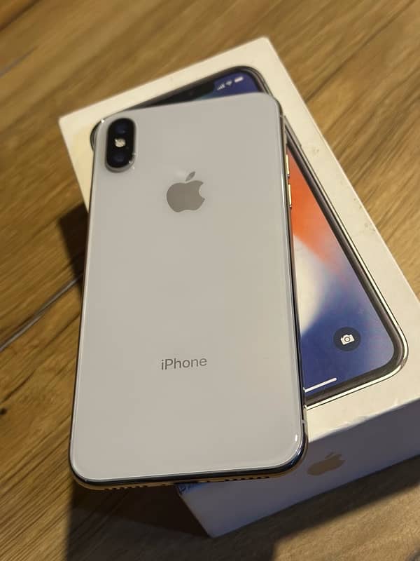 Iphone X 64 GB With Box (PTA Approved) 0