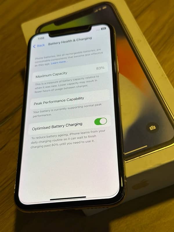 Iphone X 64 GB With Box (PTA Approved) 1