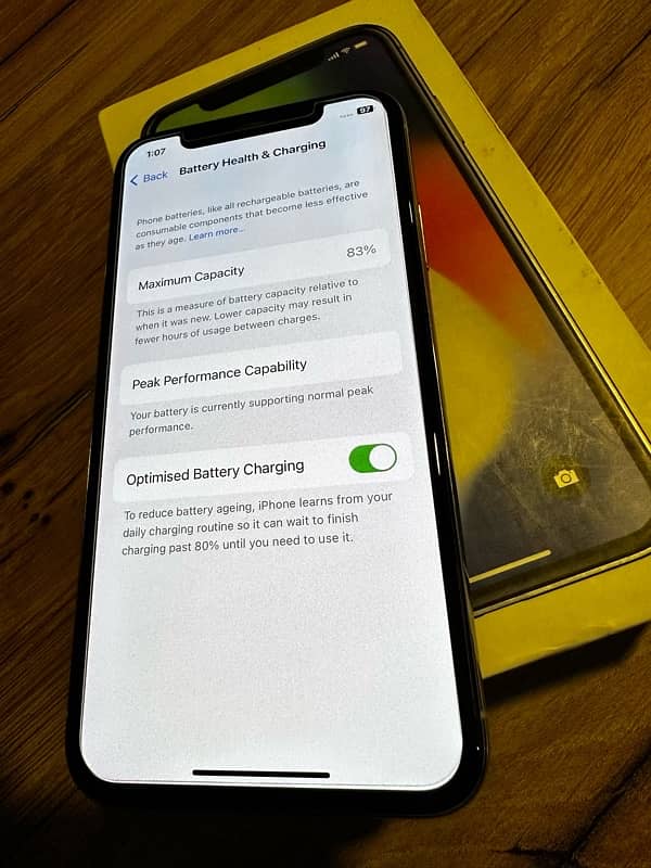 Iphone X 64 GB With Box (PTA Approved) 2