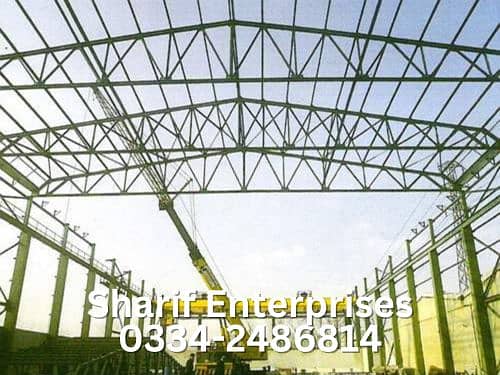 Industrial Shed / Per-Febricated steel Structure / Parking dairy shed 0