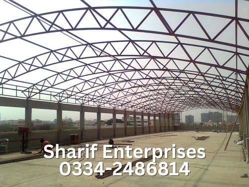 Industrial Shed / Per-Febricated steel Structure / Parking dairy shed 3