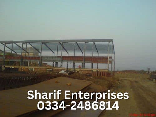 Industrial Shed / Per-Febricated steel Structure / Parking dairy shed 4