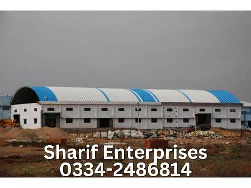 Industrial Shed / Per-Febricated steel Structure / Parking dairy shed 5