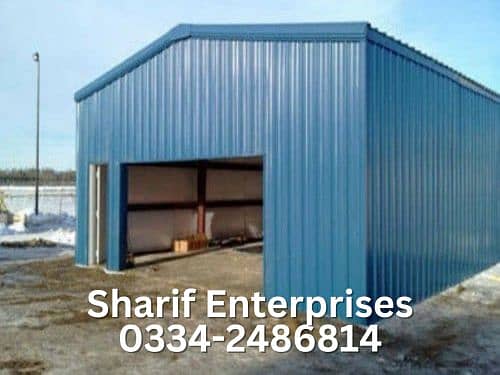 Industrial Shed / Per-Febricated steel Structure / Parking dairy shed 7