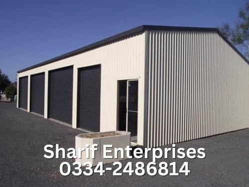 Industrial Shed / Per-Febricated steel Structure / Parking dairy shed 8