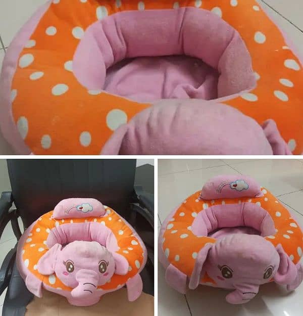 Pink Baby Elephant Sofa Seat 0