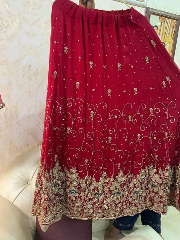 Mahroon Red Bridal dress|Red Bridal Lehenga|Formal dress|Bridal Lehnga 7