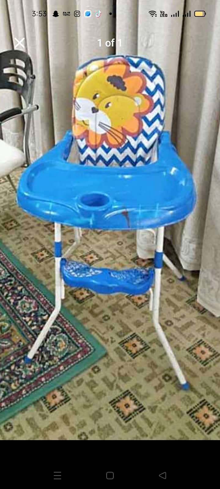 Baby high chair for sell 0