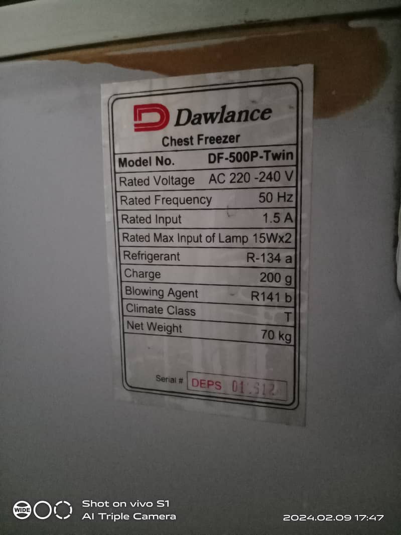 Dawlance - Deep Freezer/Chest Freezer - Double Door 6