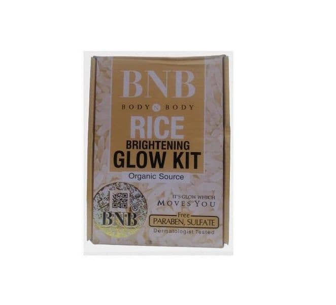 BNB BODY RICE BIRTHING GLOW KIT• arial: Cream • 4