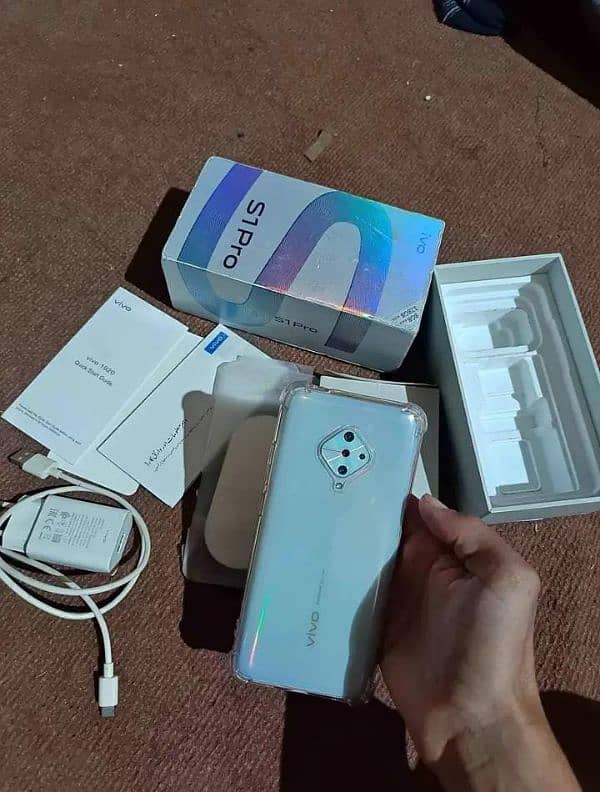 vivo s1pro 8/128 complete box urgent sale connect OLX 0