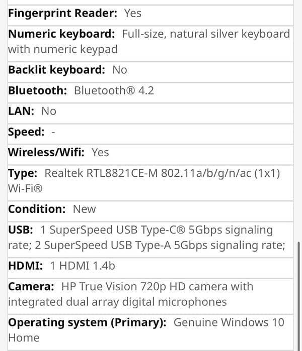 HP Laptop Core i7 11 generation 9