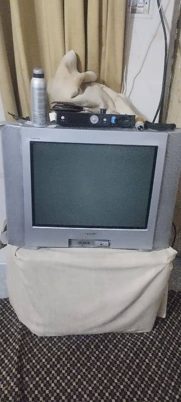 sony 21'' With full Audio Bass buster Tv 1