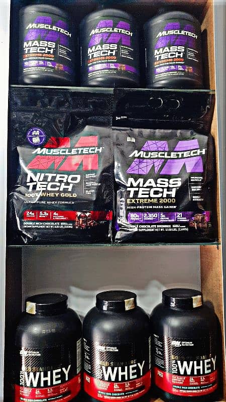 Mass Gainers & Proteins & Pre-workouts 3