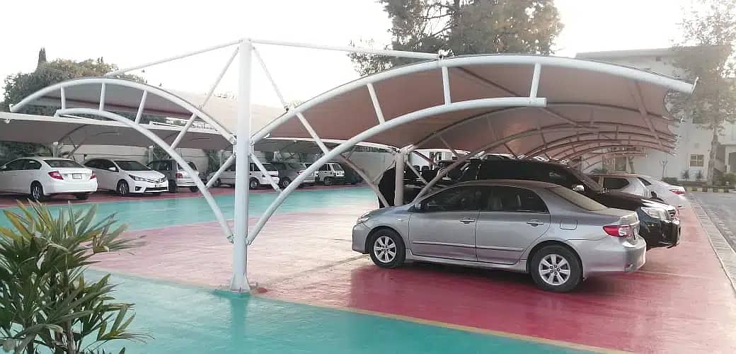 Tensile/Tensile Fiber glass/fiberglass sheds/car parking shades 4