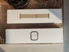 Apple Watch series 7 45mm gold chain