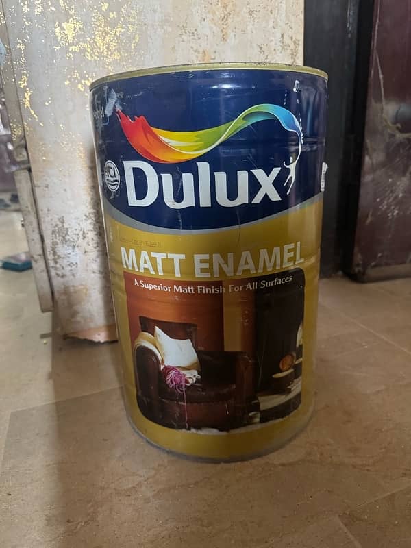 dulux oil mate ash white drum 1