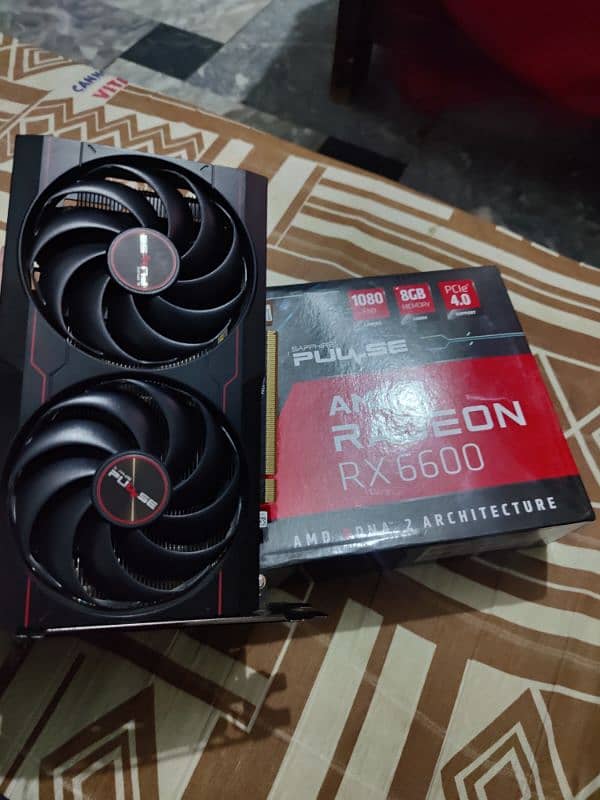 Rx 6600 New Graphic Card  just 1 month use 0