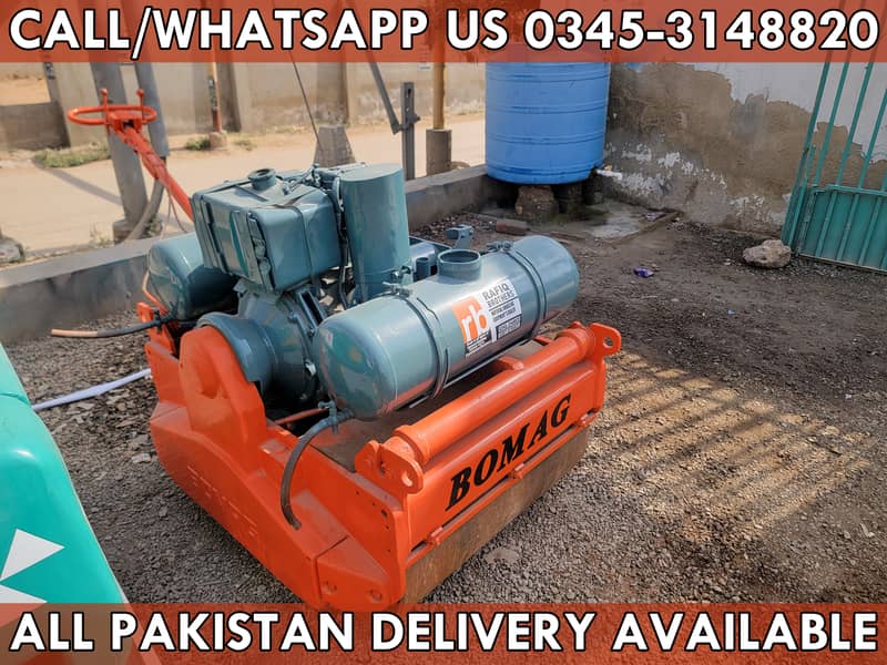 BOMAG BW-75S Walk Behind 1 Ton Hand Roller for Sale in Karachi Pakista 3