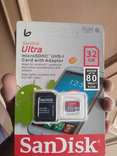 SanDisk Ultra 32/16 GB Memory card