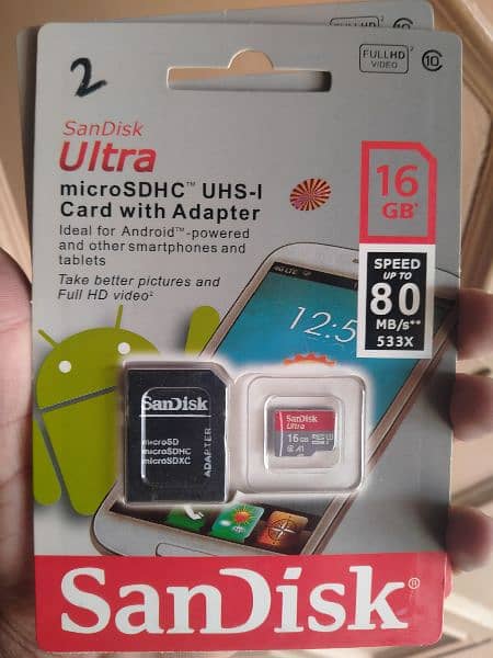 SanDisk Ultra 32/16 GB Memory card 1