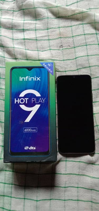 Infinix Hot 9 Play 4/64 With Box & Charger Contact 0313_2524499 1