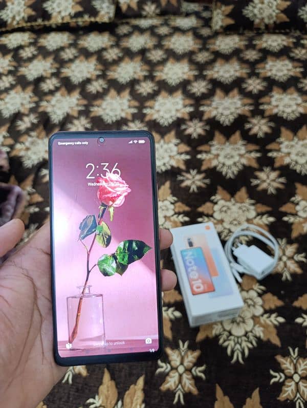 Redmi note 10 pro 8gb 128gb with box charger 1