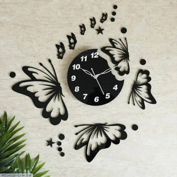 Butterfly design clock 2