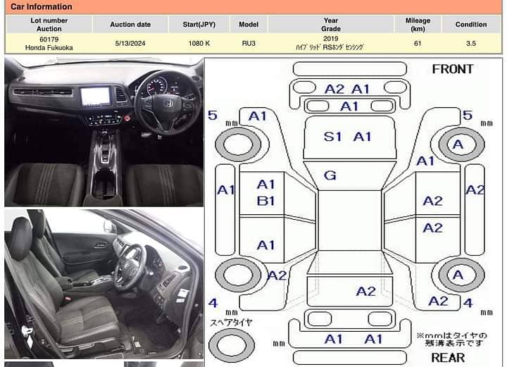 Honda Vezel 2019 RS Sensing 2019 Model Total Geniune 10