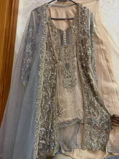 Walima lehanga| Walima Dress| Formal Dress| Grey lehanga