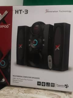 Xpod Ht-3.3 in 1 technology Speaker With Warranty